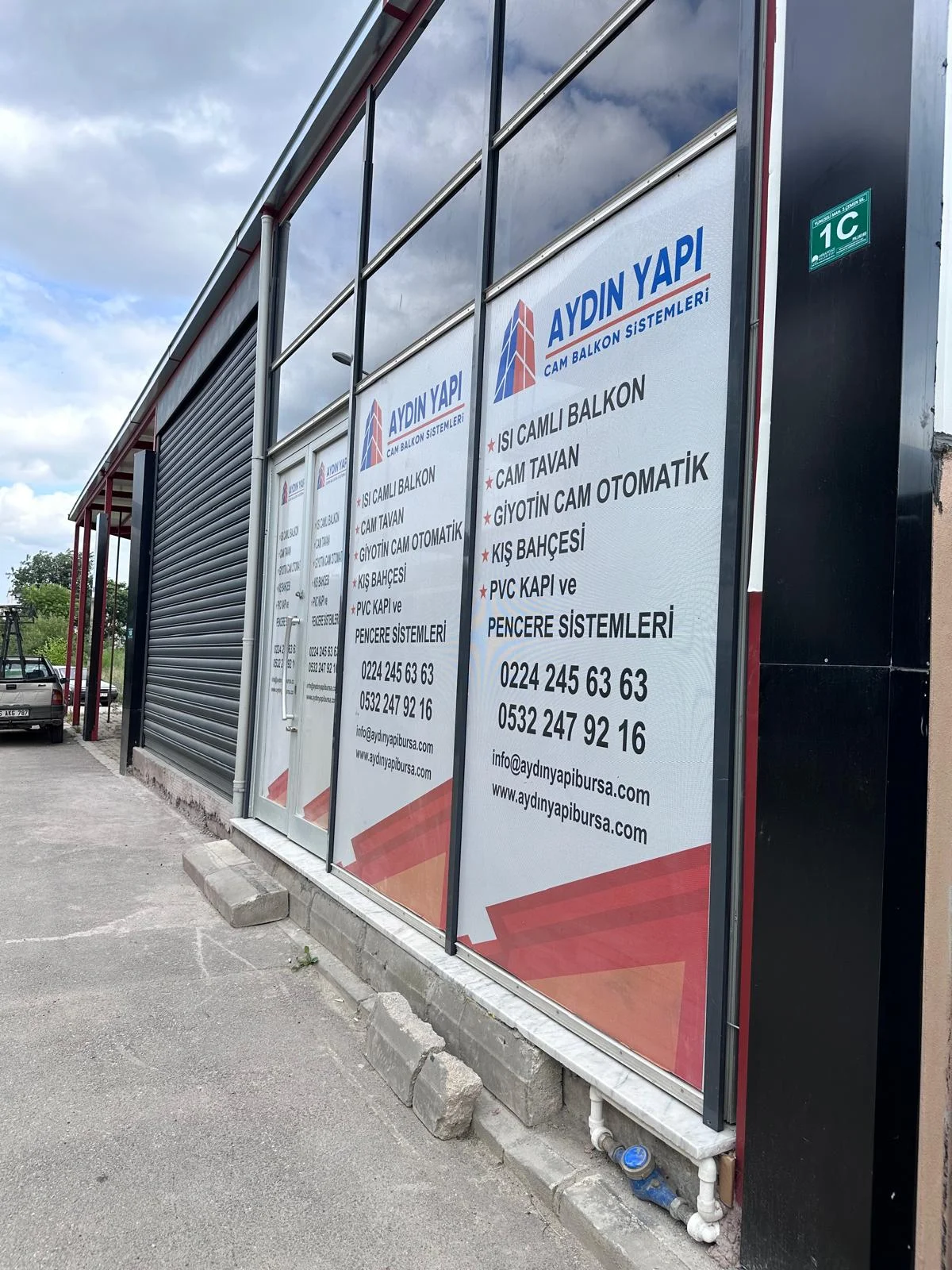 Aydın Yapı atölyesinin dış görünümü